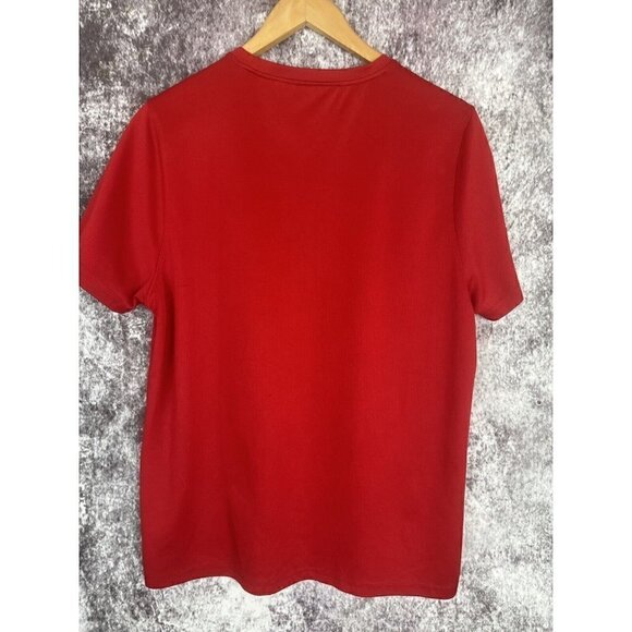 Lobos UNM University of New Mexico Red Training Shirt Top Tee Men's Medium - Picture 11 of 11